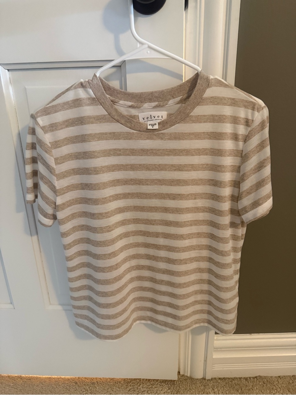 Velvet brand striped lightweight tee